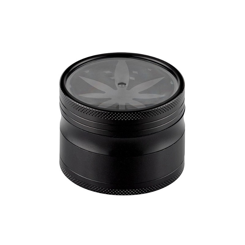 Grinder & Weegschaal Super Heroes Black Window Leaf Grinder